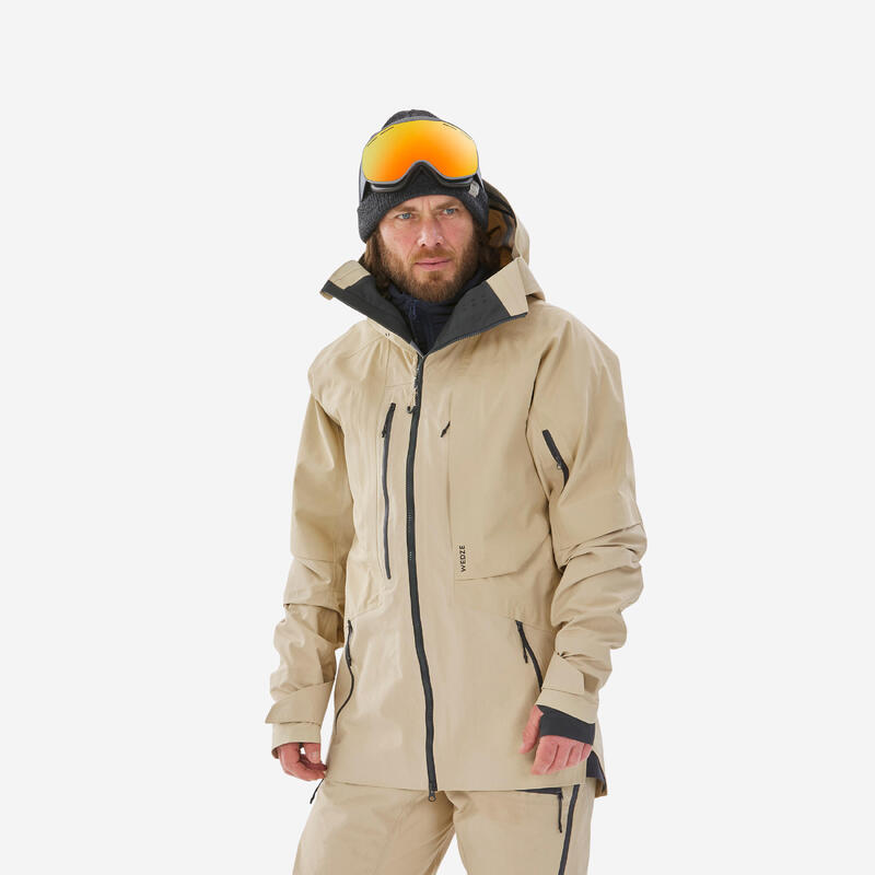 Мужская водонепроницаемая лыжно-зимняя куртка Wedze Ski FR900