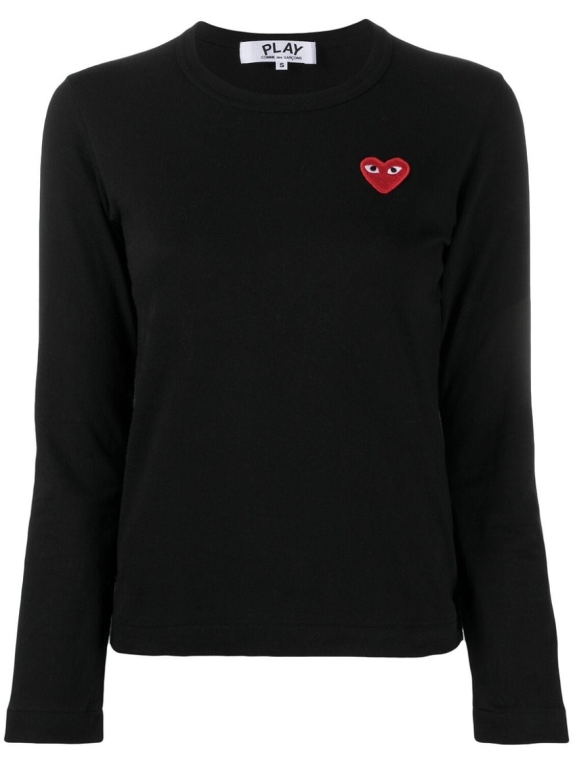 

Comme Des Garçons Play футболка с логотипом, черный