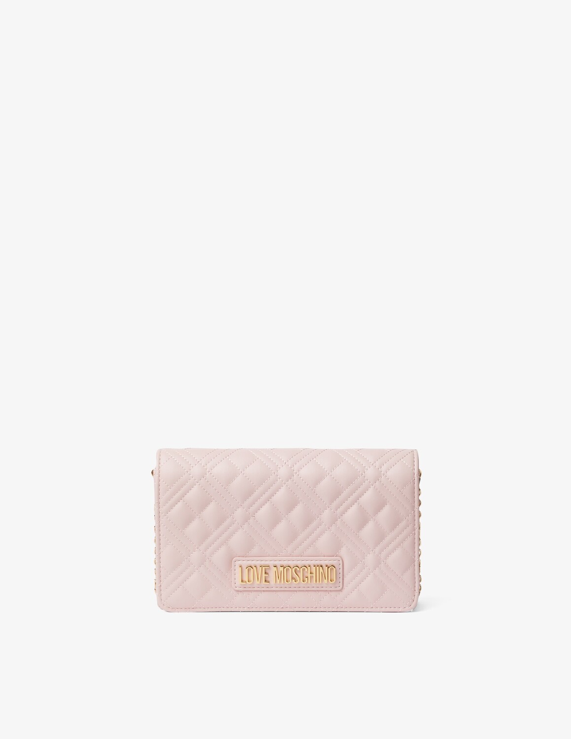 

Стеганая сумка Smart Daily Love Moschino, розовый