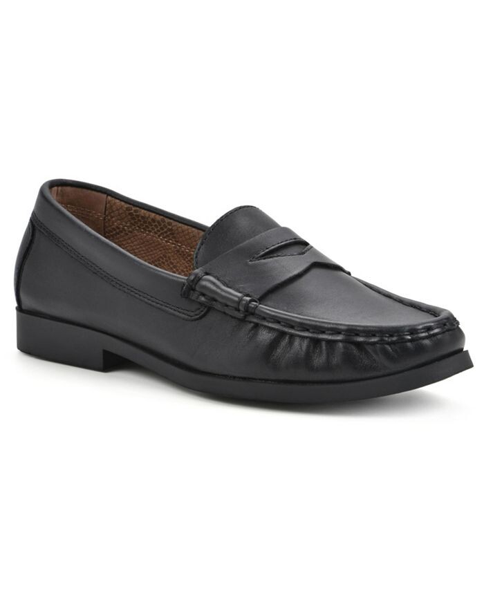 

Женские лоферы цвета кешью White Mountain, цвет Black Leather