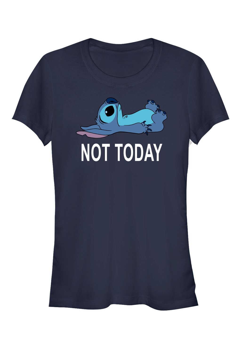 

Футболка с принтом Disney Lilo & Stitch Not Today Disney, темно-синяя
