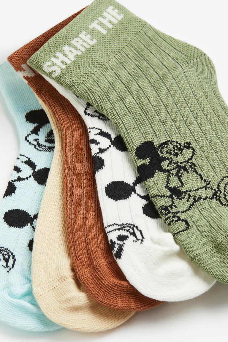 

Комплект из 5 пар носков H&M, синий