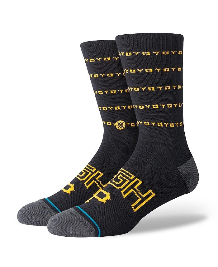 

Мужские черные носки Pittsburgh Pirates 2023 City Connect Crew Stance, черный