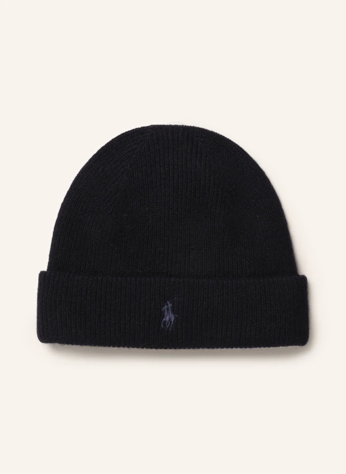 

Кашемировая шапка Polo Ralph Lauren, синий