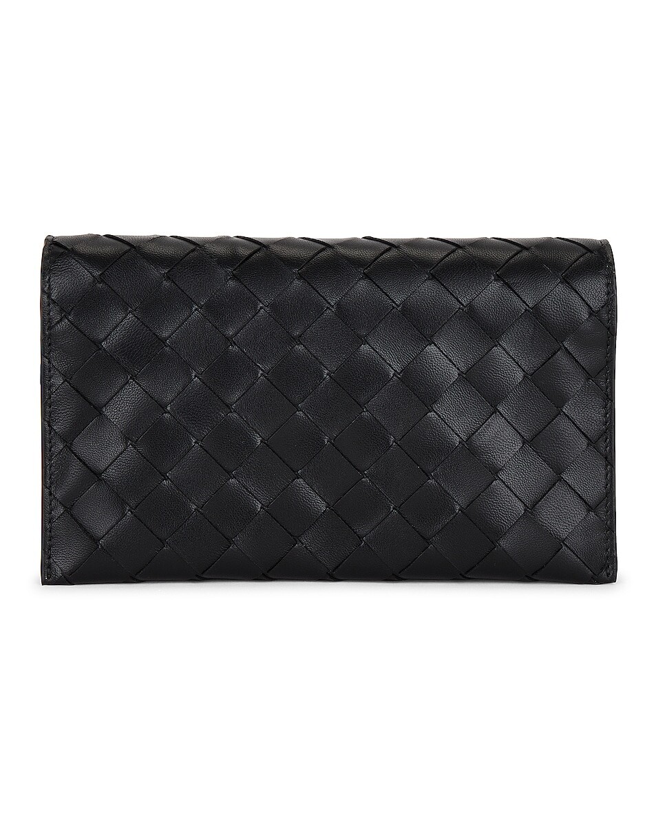 

Сумка Bottega Veneta Wallet On Strap, цвет Black & Gold
