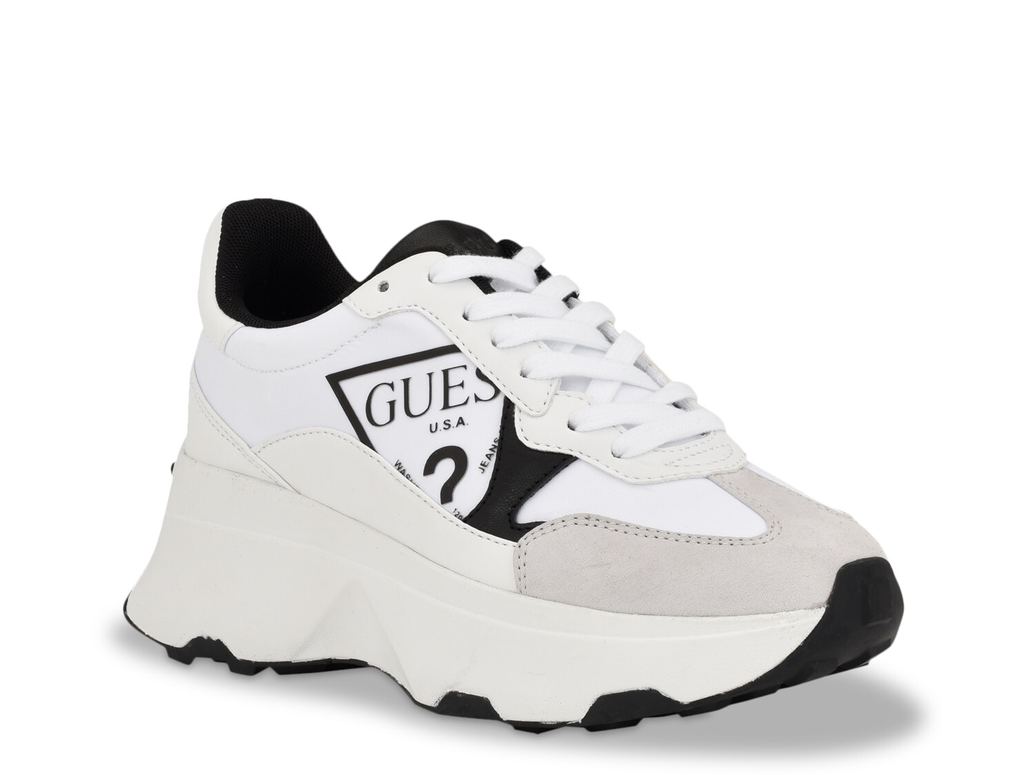 

Кроссовки Guess Calebb, молочный/черный/серый