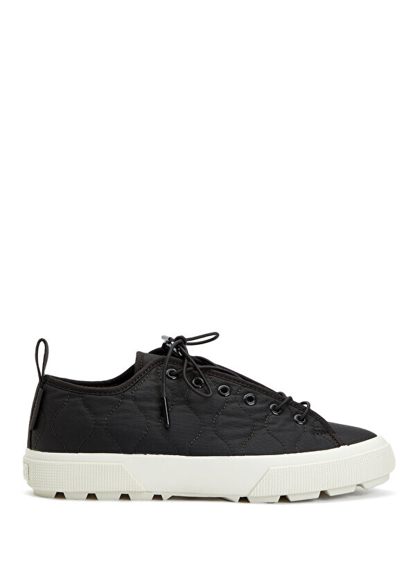 

Черные стеганые женские кроссовки Superga
