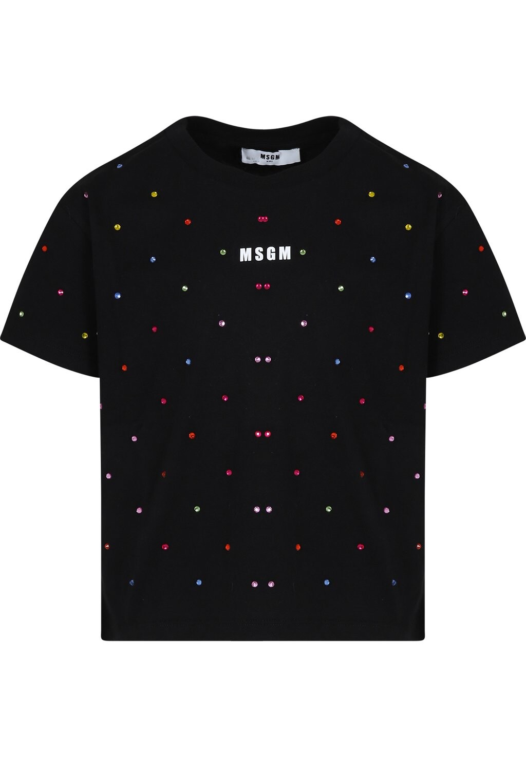 

Футболка с принтом Con Logo MSGM, черный