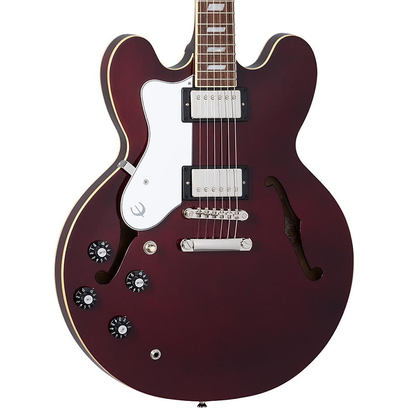 Электрогитара Epiphone Noel Gallagher Riviera Left-Handed Electric Guitar, Dark Wine Red