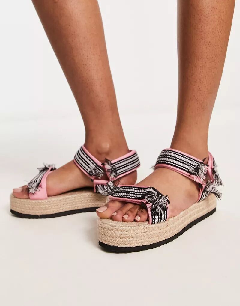 

Розовые спортивные эспадрильи ASOS Junction