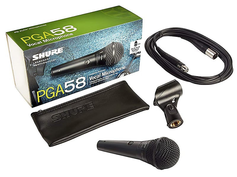 Кардиоидный динамический вокальный микрофон Shure PGA58-XLR