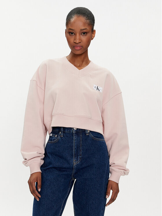 

Толстовка свободного кроя Calvin Klein, розовый