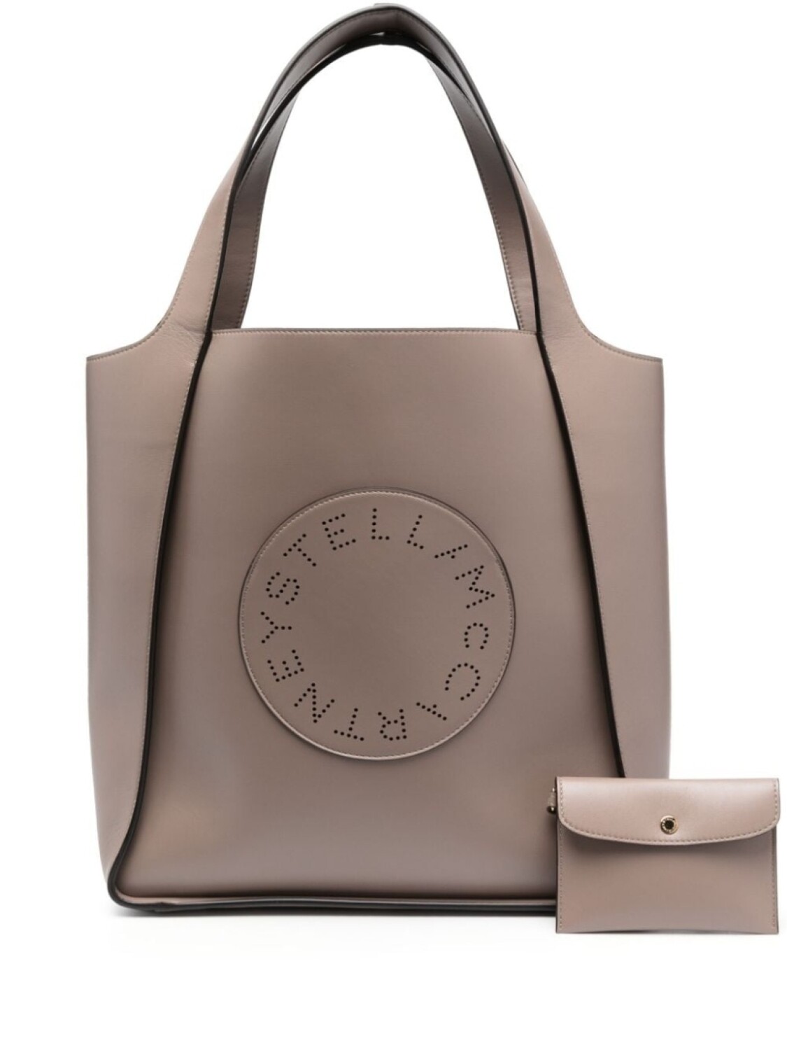 

Stella McCartney сумка-тоут Stella Logo среднего размера, нейтральный цвет