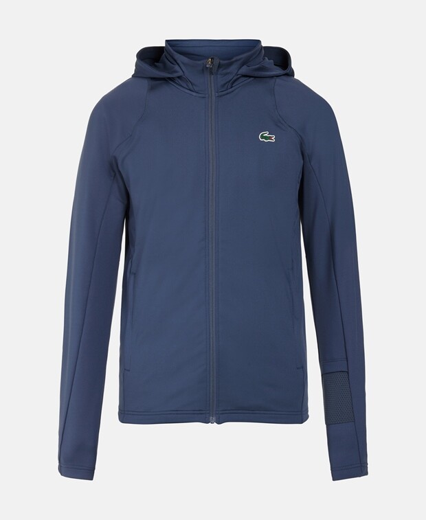 

Толстовка с капюшоном Lacoste, темно-синий