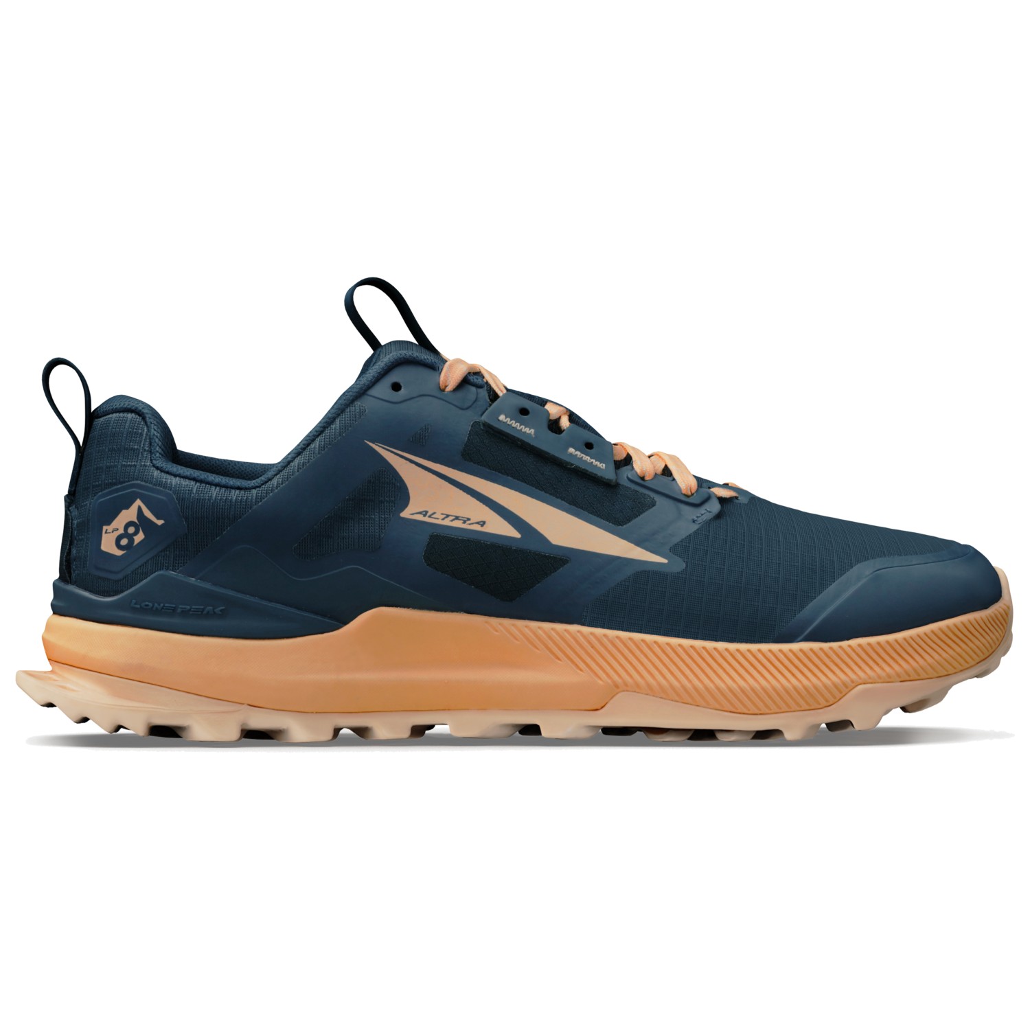 Кроссовки для бега по пересеченной местности Altra Women's Lone Peak 8, цвет Navy/Coral