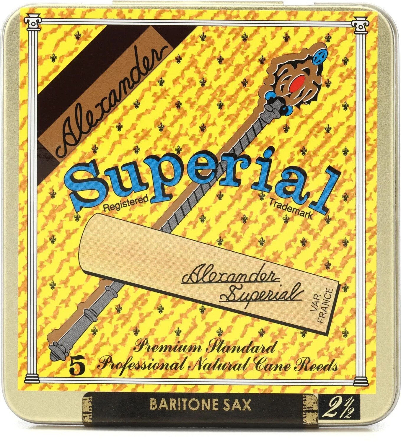 

Alexander Reeds Трость для баритон-саксофона Alexander Superial - 2,5 (5 шт.)