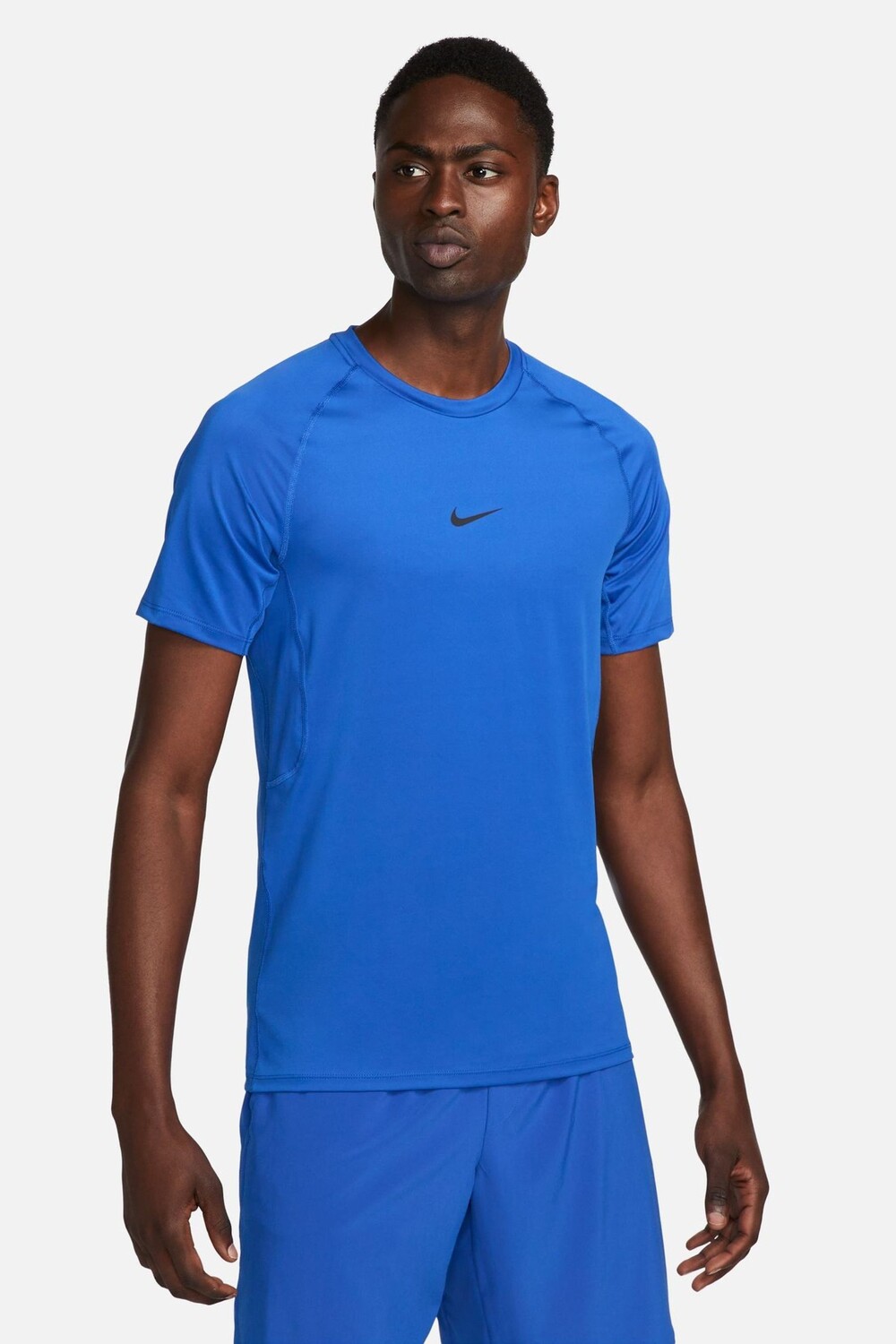 

Pro Dri-FIT с облегающим кроем и короткими рукавами Nike, синий