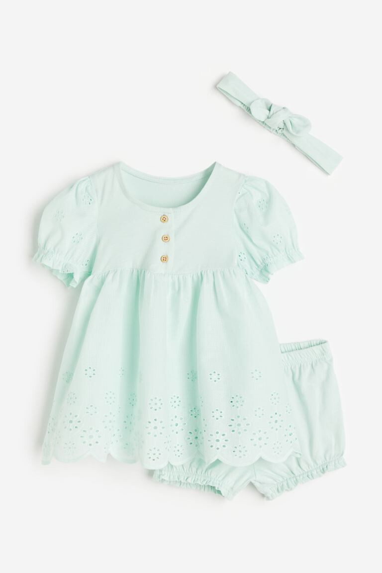 

Хлопковый комплект из 3 предметов H&M