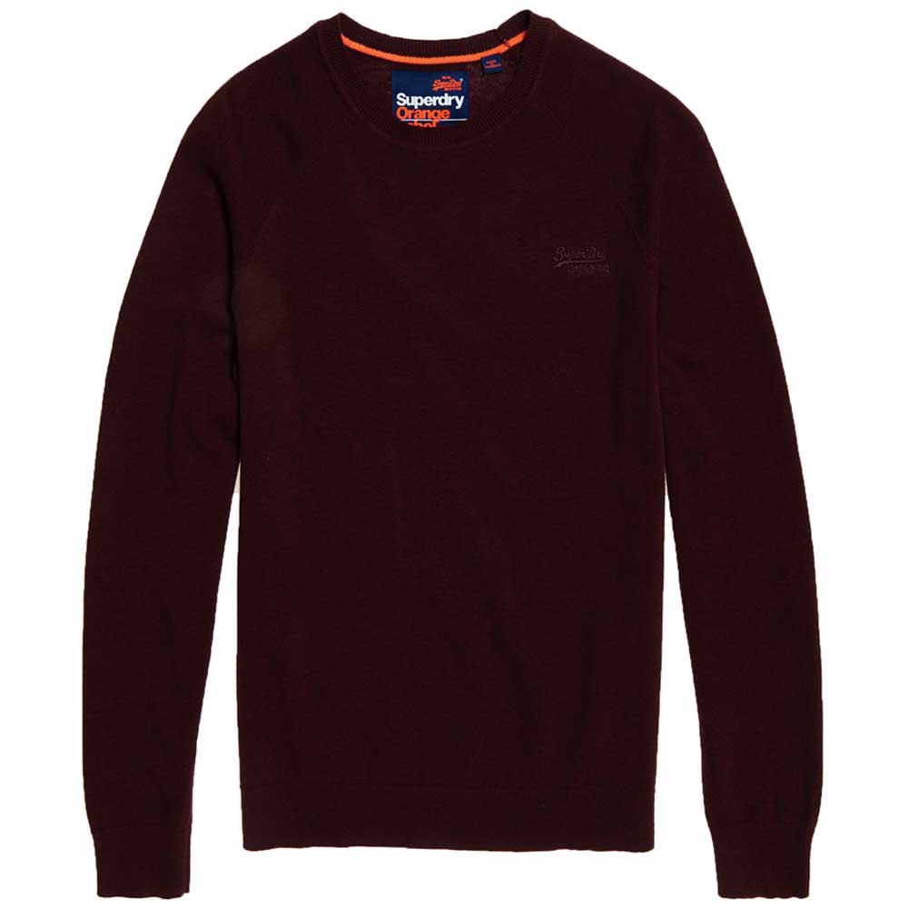 

Свитер Superdry Orange Label Cotton Crew, красный