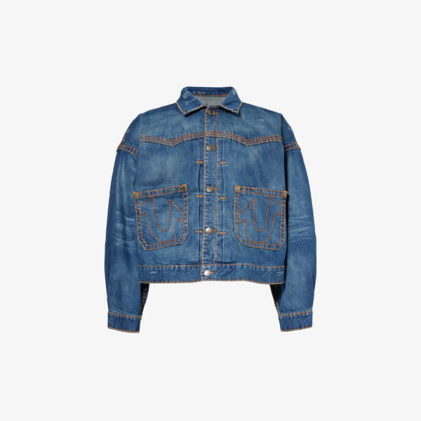 

Джинсовая куртка western type-2 true religion x sebastien ami True Religion, индиго