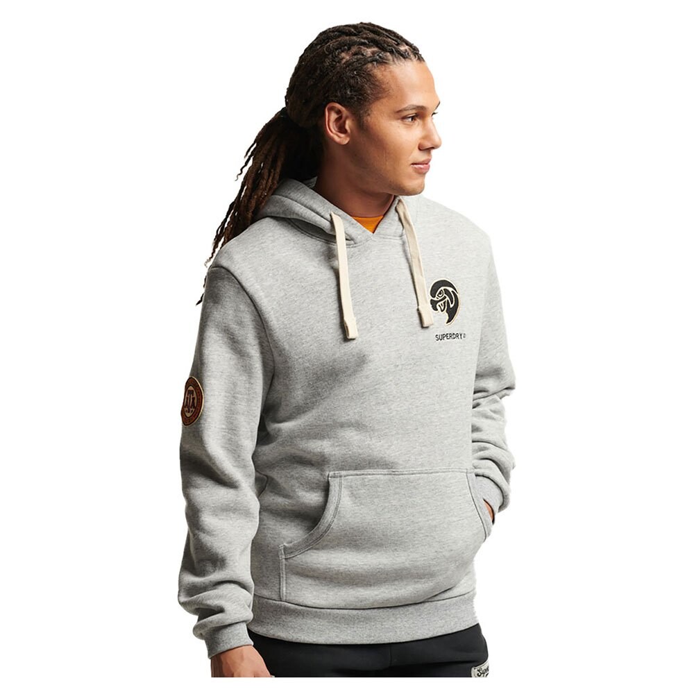 

Худи Superdry Vintage Collegiate, серый