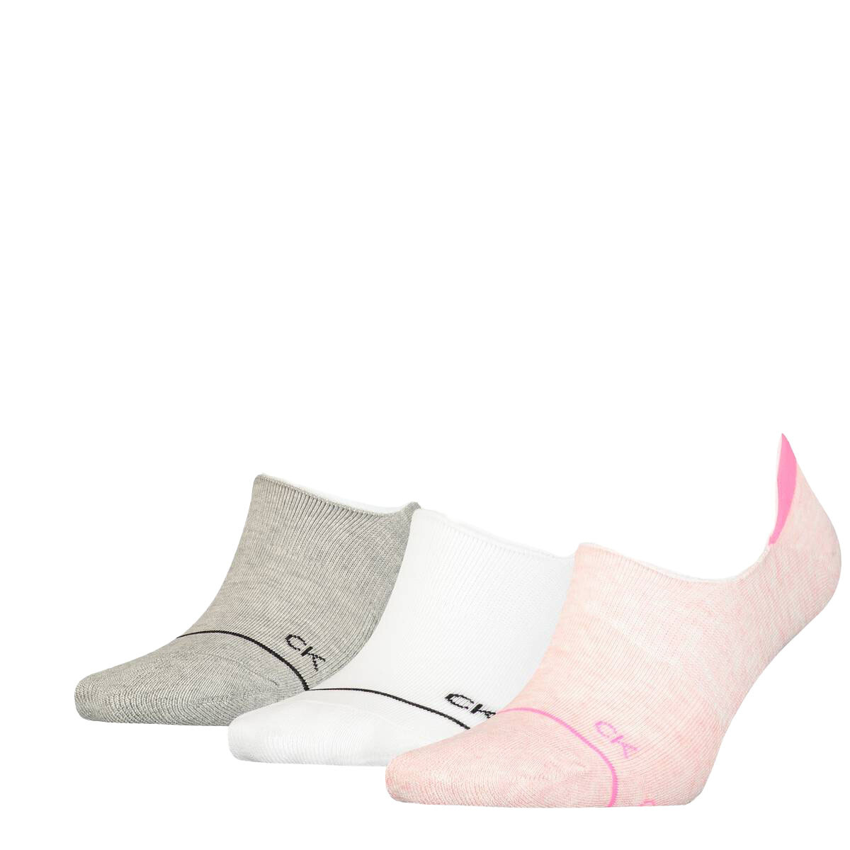 

Носки Calvin Klein 3 шт, цвет Grau/Weiß/Rosa