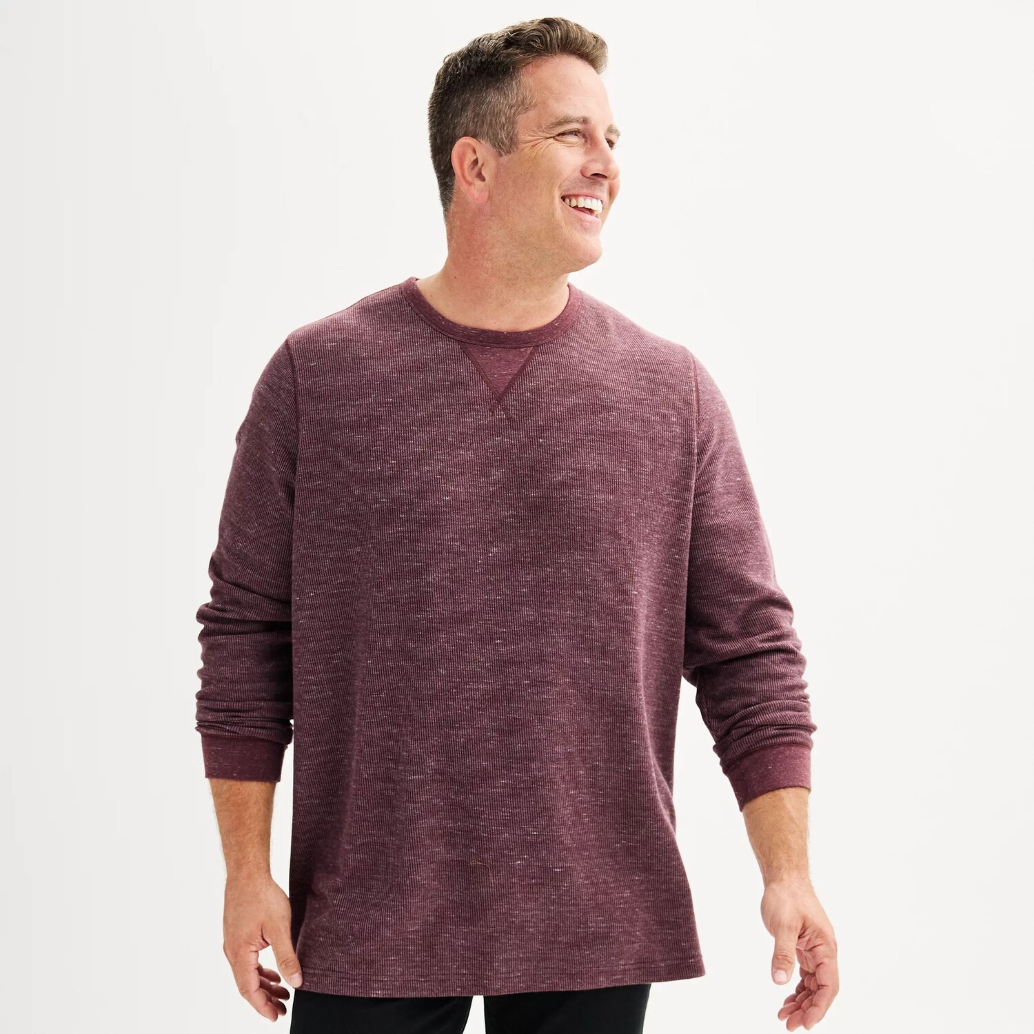 

Утепленный пуловер с круглым вырезом Big & Tall современного кроя Sonoma Goods For Life