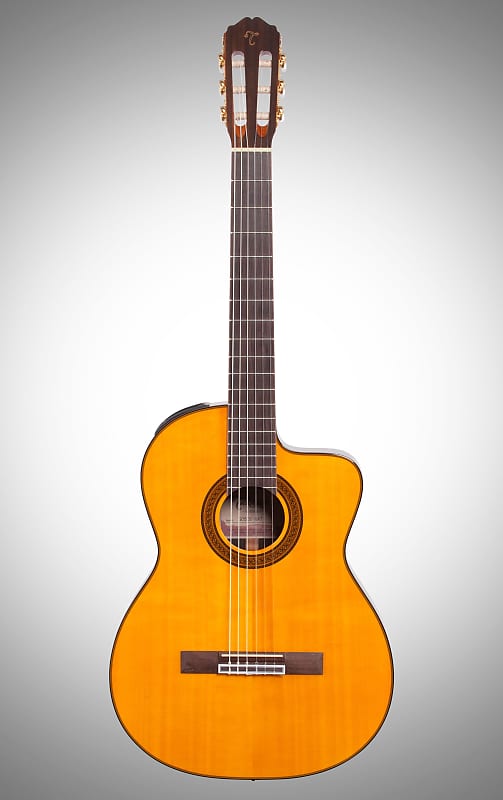 классическая гитара со звукоснимателем takamine gc5ce Акустическая гитара Takamine GC5CE Classical Acoustic-Electric Guitar, Natural