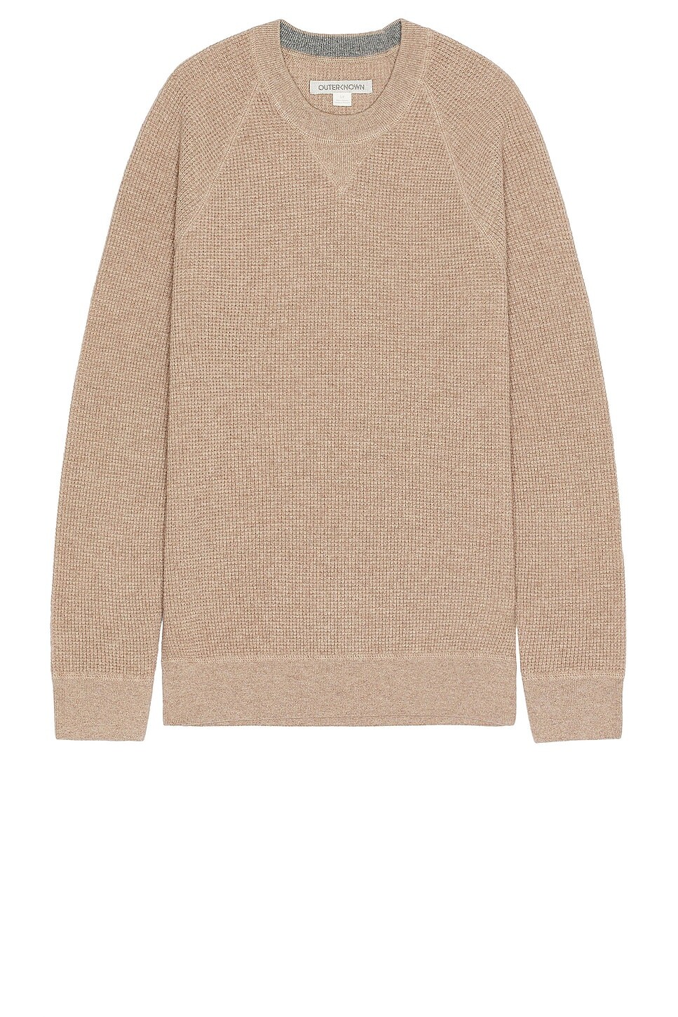 

Свитер OUTERKNOWN Shelter Waffle, цвет Heather Camel