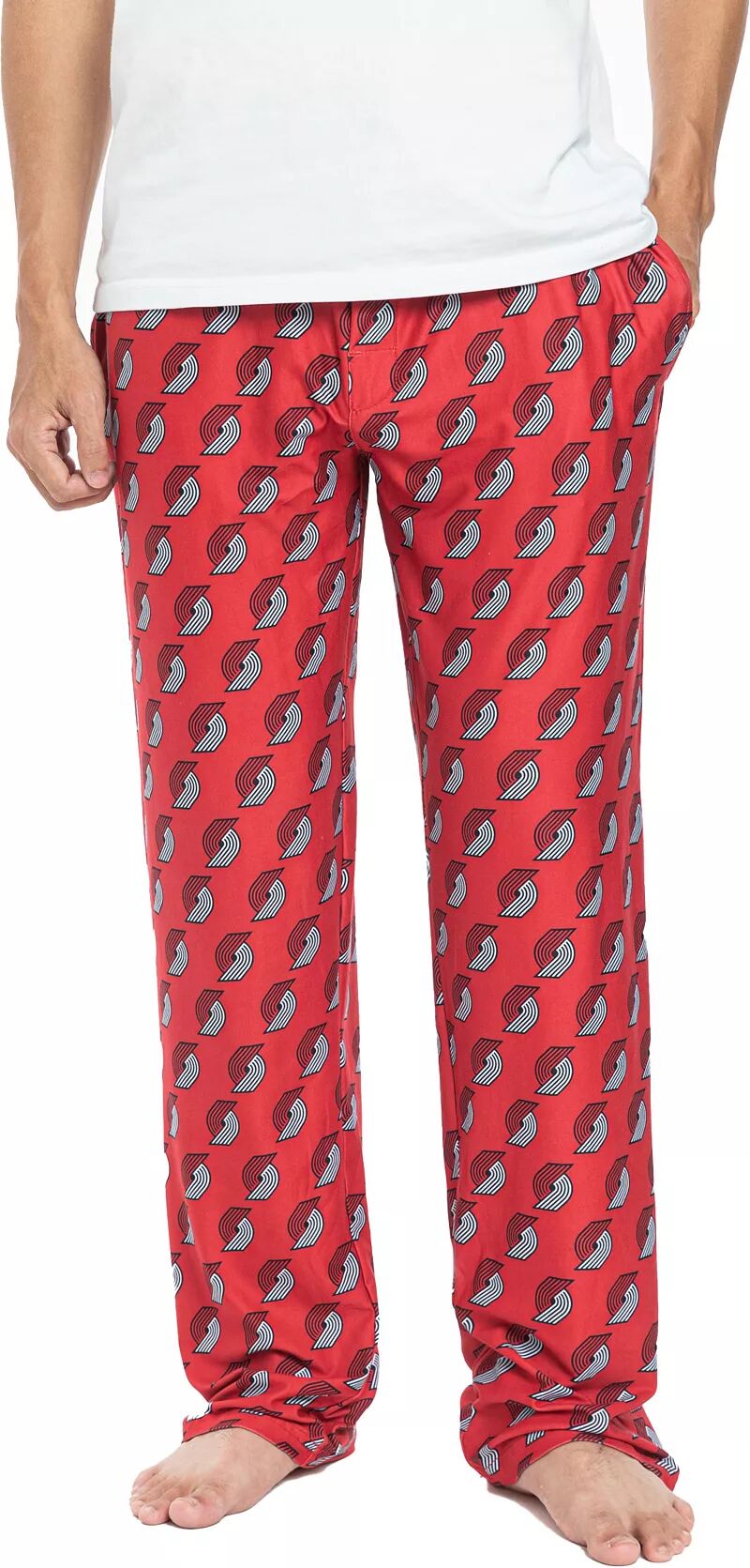 Concepts Sports Portland Trail Blazers Красные вязаные брюки со сплошным принтом