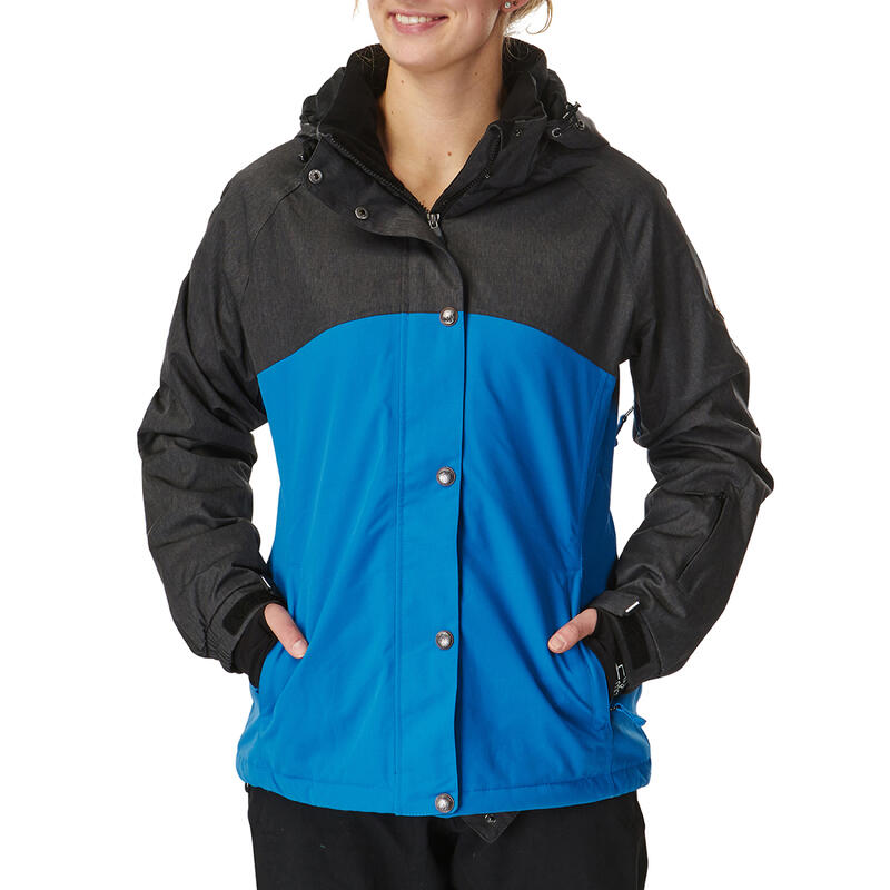 Куртка для лыж/сноуборда женская - LUNA фаянс синий темно-серый Light Board Corp, цвет blau