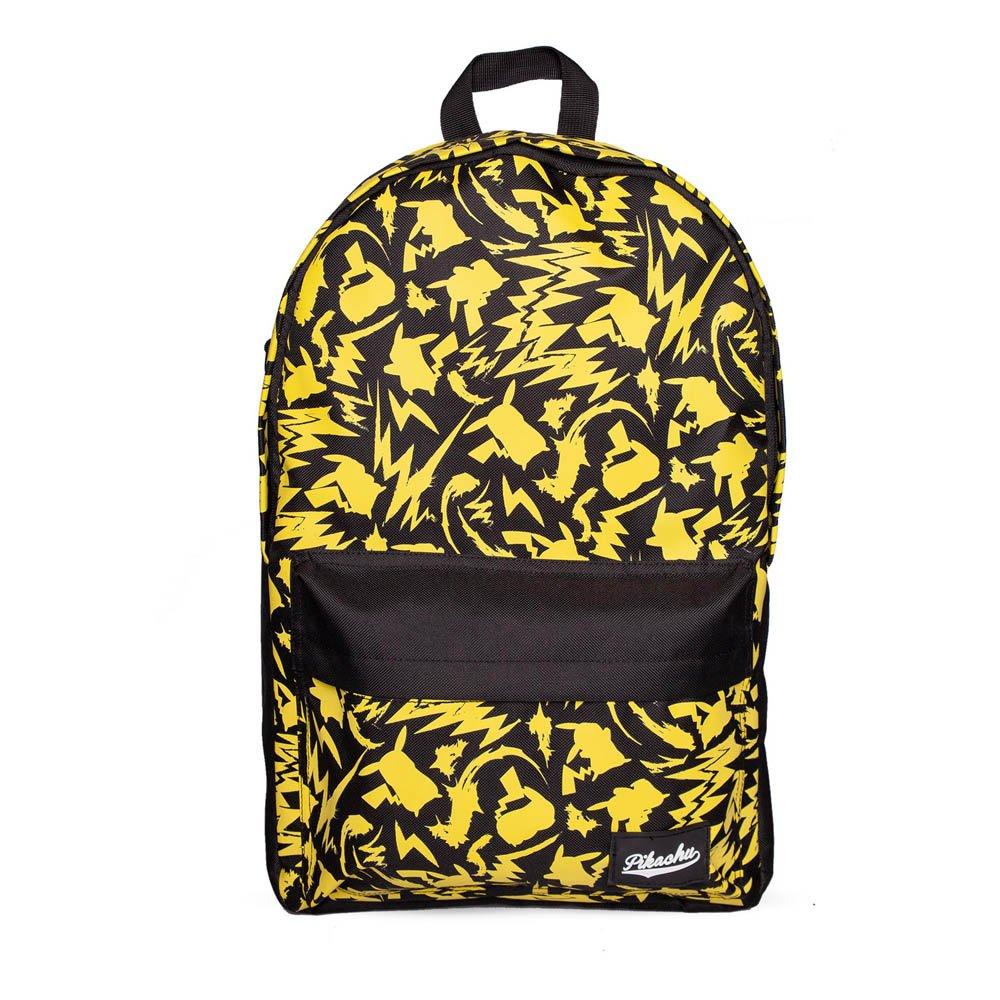 цена Базовый рюкзак со сплошным принтом Pikachu, желтый/черный (BP835151POK) Pokemon, черный