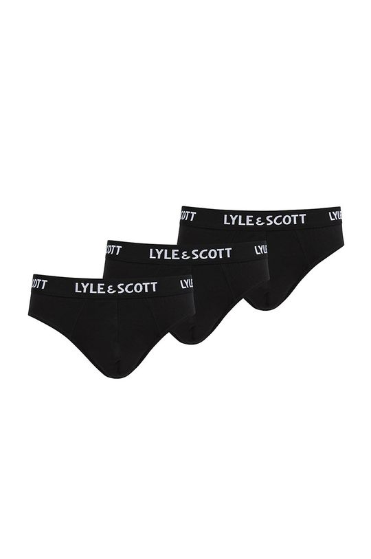 3 упаковки нижнего белья Lyle & Scott, черный