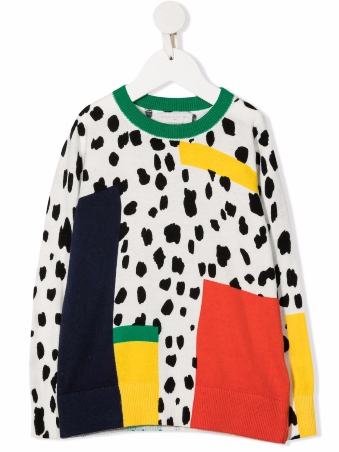 

Stella McCartney Kids толстовка с принтом Dalmatian Spots, белый