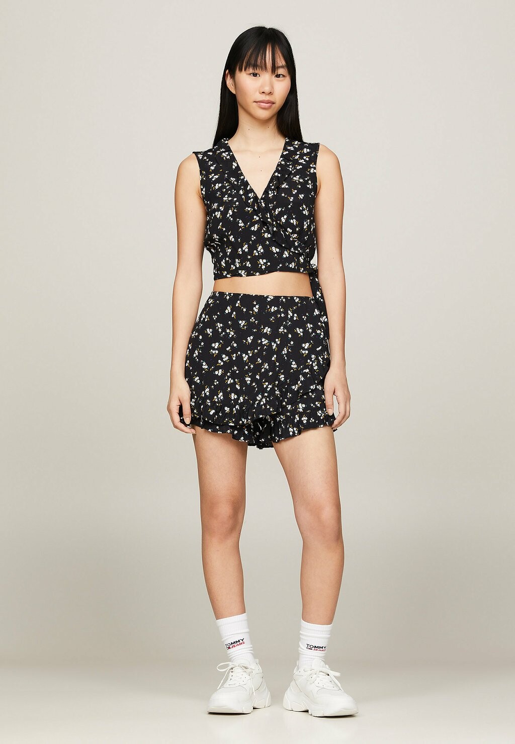 

Блуза FLORAL Tommy Hilfiger, черный