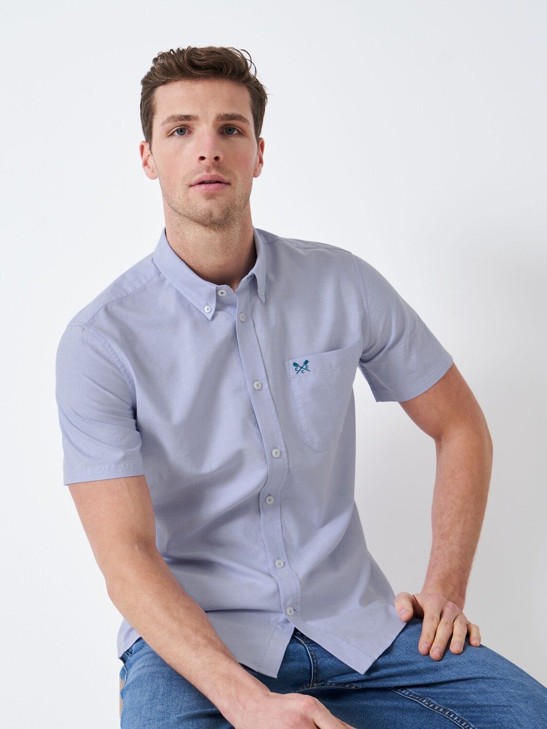 

Рубашка с короткими рукавами Crew Clothing