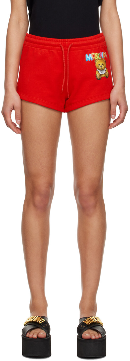 

Moschino Красные надувные шорты Teddy Bear