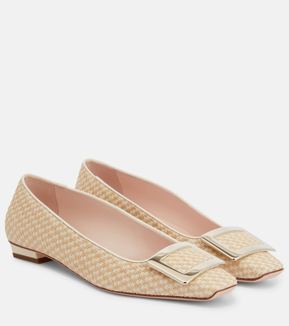 

Балетки Belle Vivier из букле Roger Vivier, бежевый