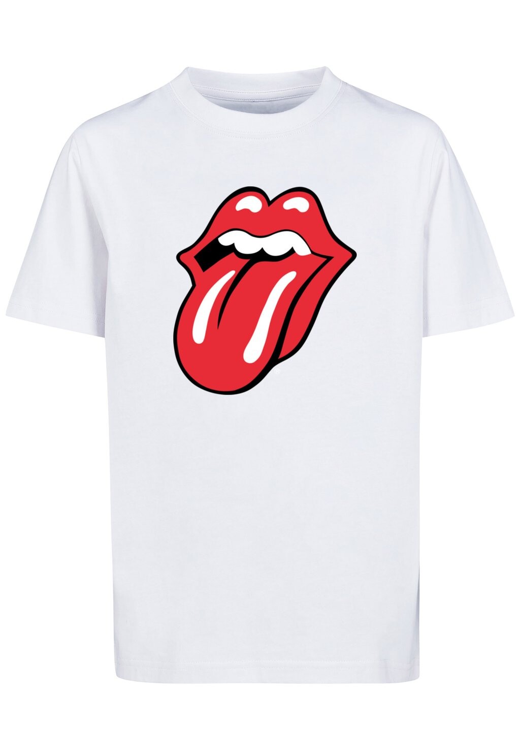 

Футболка с принтом THE ROLLING STONES ROCKBAND CLASSIC TONGUE F4NT4STIC, цвет white
