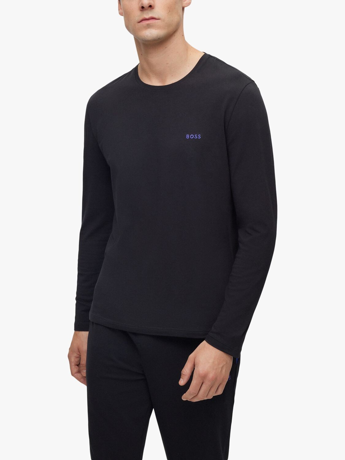 

Топ для отдыха с длинными рукавами BOSS Mix & Match HUGO BOSS, черный
