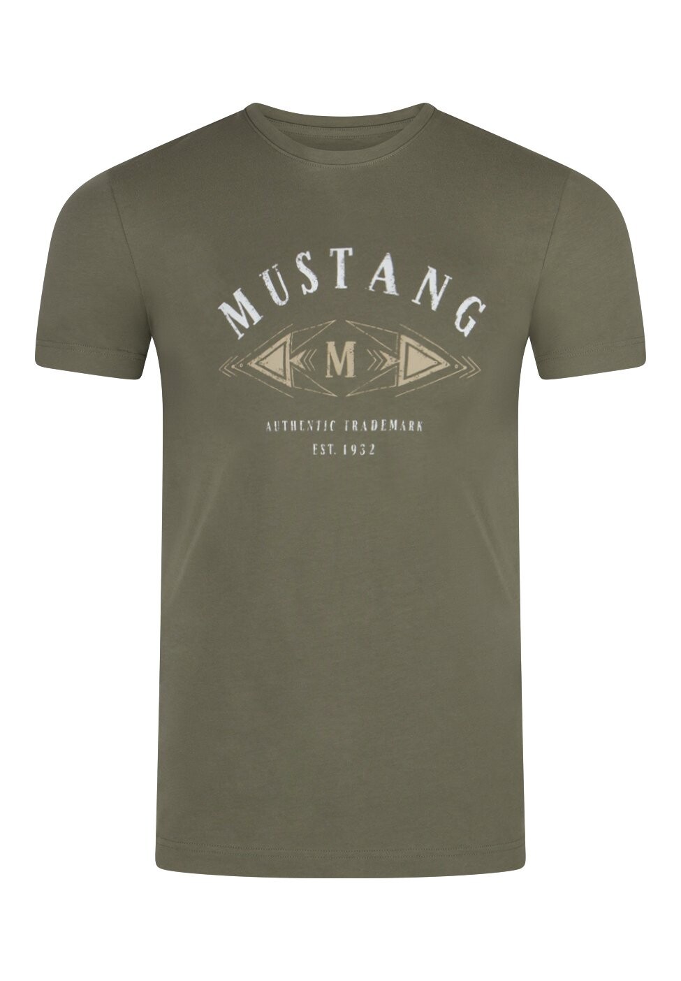 

Футболка с принтом BASIC PRINT Mustang, цвет dusty olive