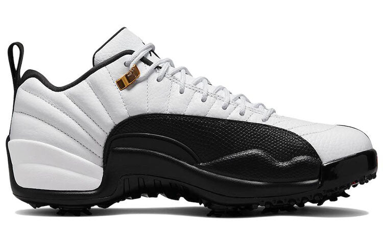 

Обувь Спортивная Air Jordan 12 Low Golf Taxi унисекс, белый-черный