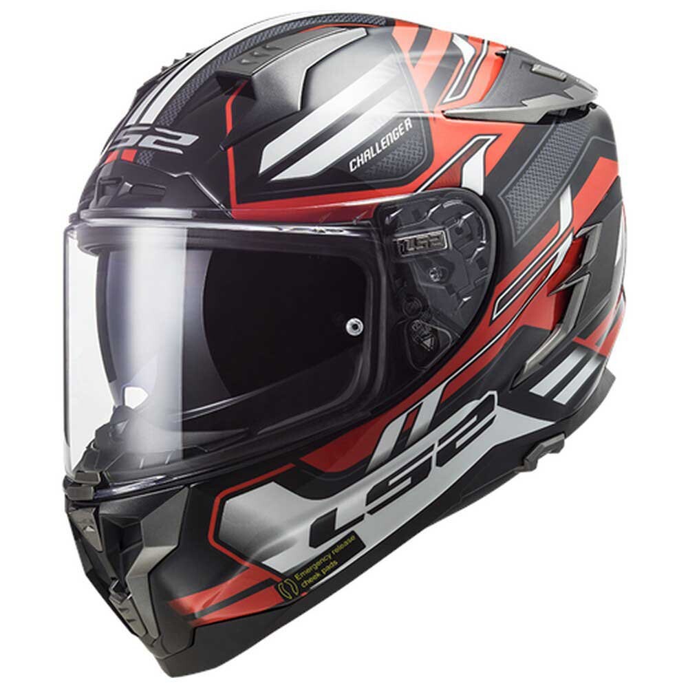

Шлем полнолицевой LS2 FF327 Challenger Spin, черный