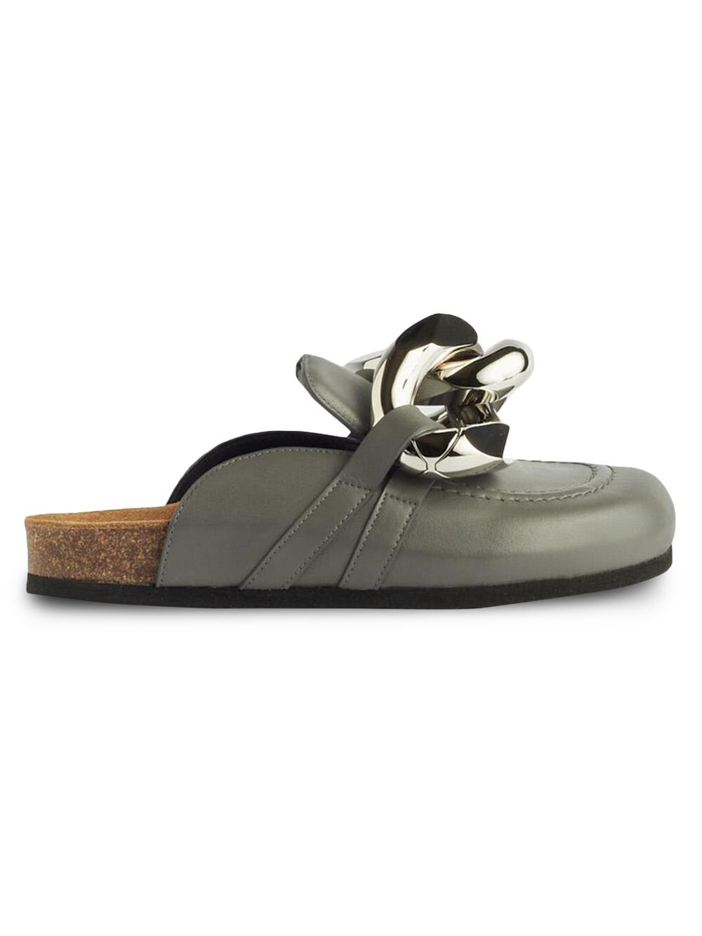 

Мокасины без задника с цепочкой JW Anderson, серый