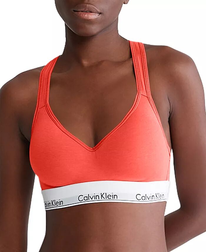 

Женский бюстгальтер без косточек Calvin Klein Modern QF1654 с хлопковой подкладкой, розовый