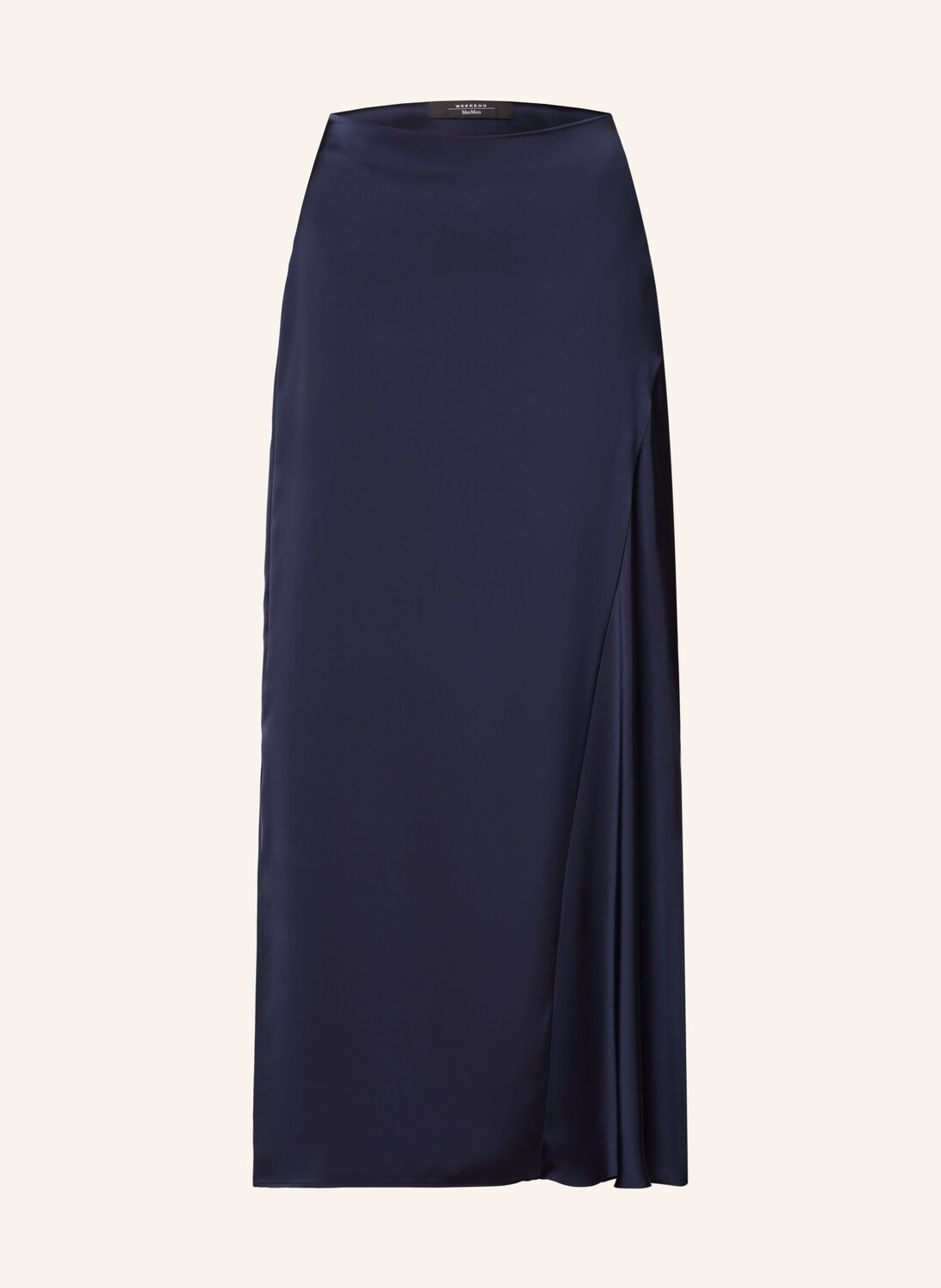 

Атласная юбка аия Weekend Max Mara, синий