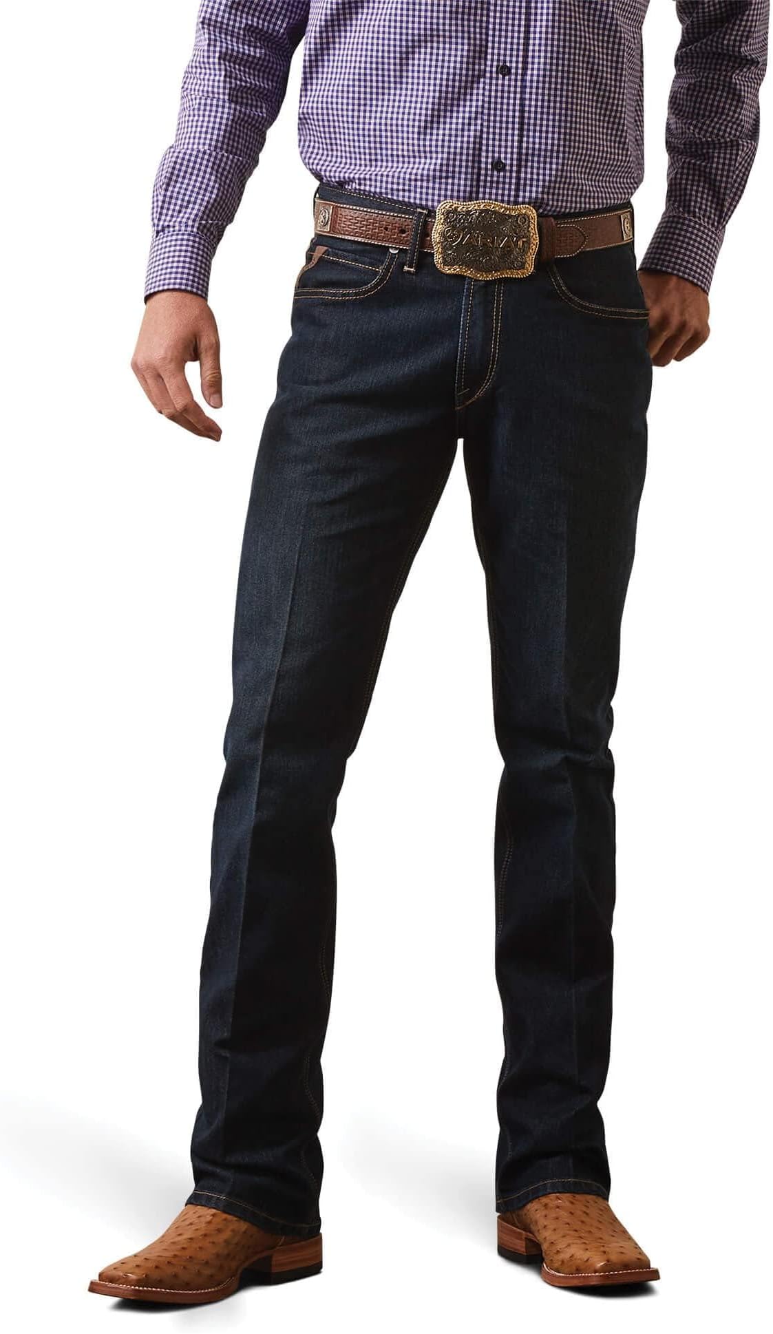 цена Джинсы M4 Relaxed Hansen Bootcut Jeans Ariat, цвет Blackstone