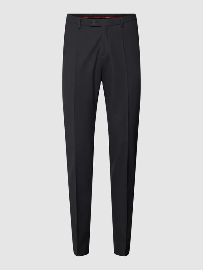 цена Костюмные брюки со складками модель Седрик CG - Club of Gents, темно-серый