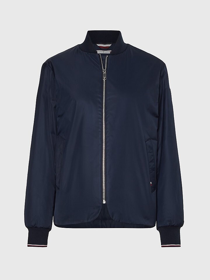 

Утепленный бомбер из переработанного материала Tommy Hilfiger
