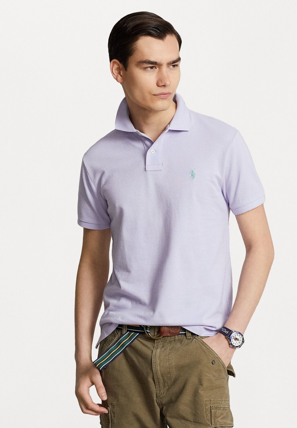 

Поло КОРОТКИЙ РУКАВ Polo Ralph Lauren, фиолетовый цветок